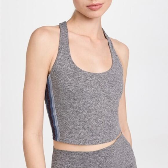 Spiritual Gangster Bra Tank Shakti Tech Heather Longline - Picture 1 of 8